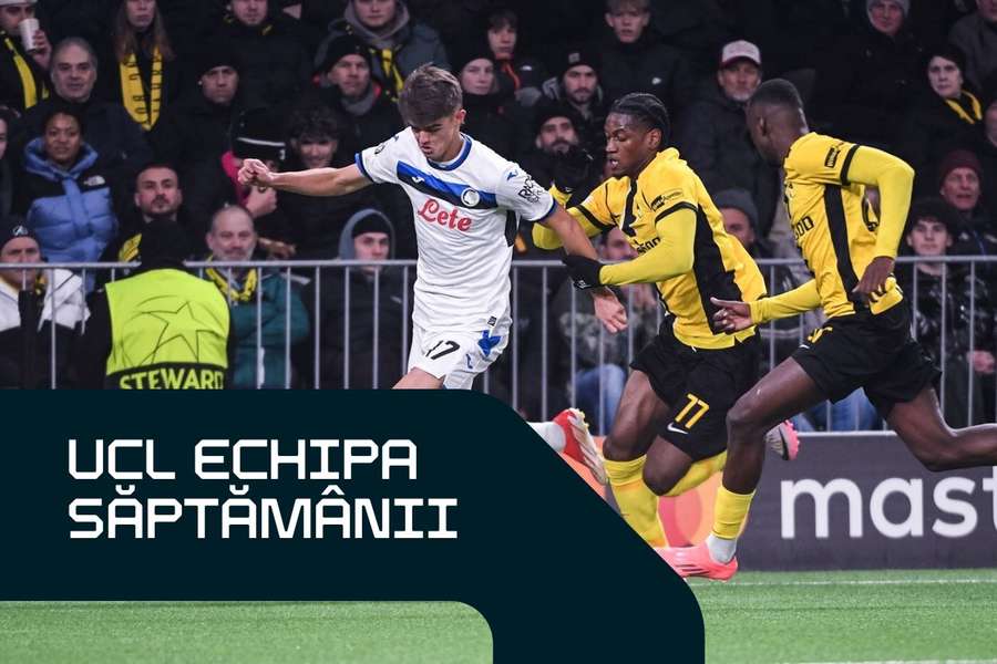 Charles De Ketelaere de la Atalanta în meciul cu Young Boys