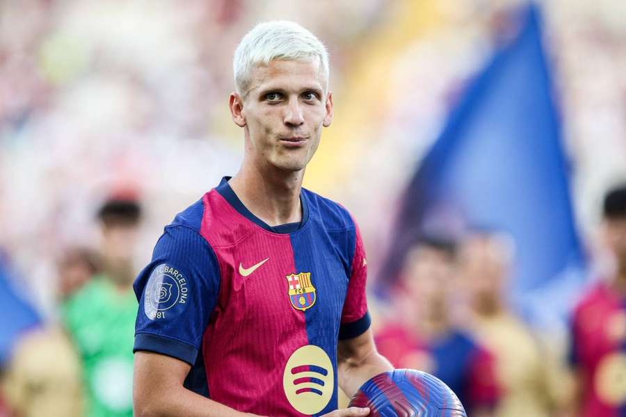 Dani Olmo, jugador del Barça