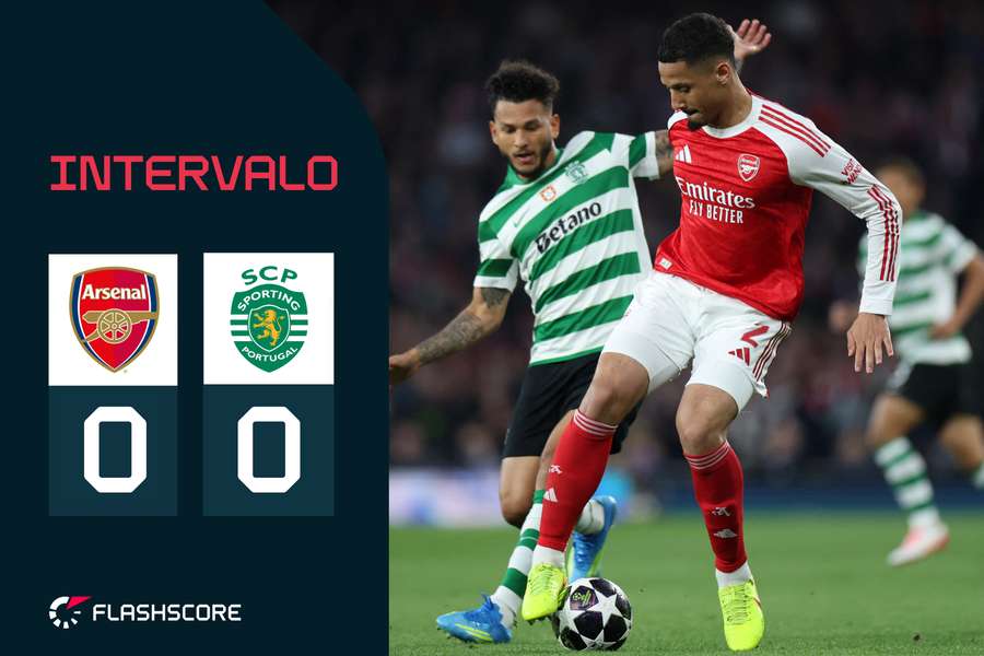 Estádio Emirates recebe o Arsenal-Sporting