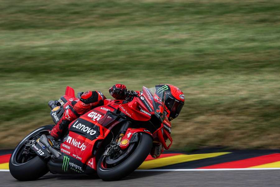 Bagnaia le week-end dernier en Allemagne. 