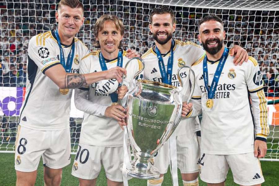 24 titoli di Champions League, sei a testa, in questa foto.