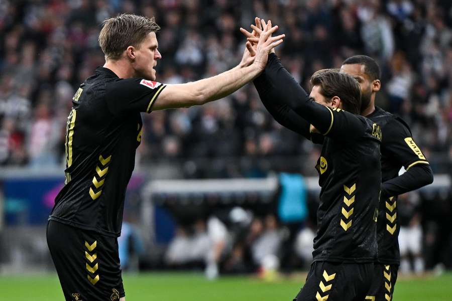 Koln celebrate their equaliser