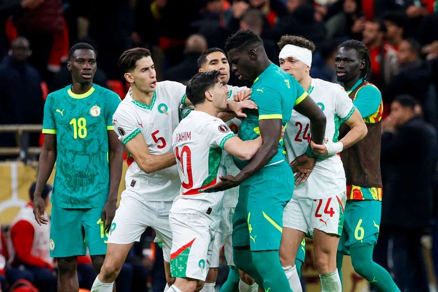 Es ging heiß her zwischen Gastgeber Marokko und dem Senegal