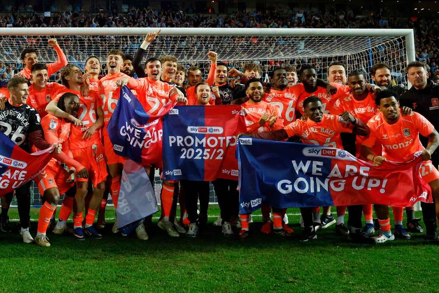 Coventry está de regresso à Premier League
