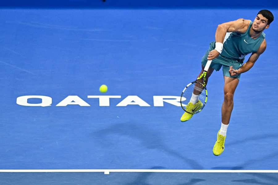 Alcaraz, en Doha