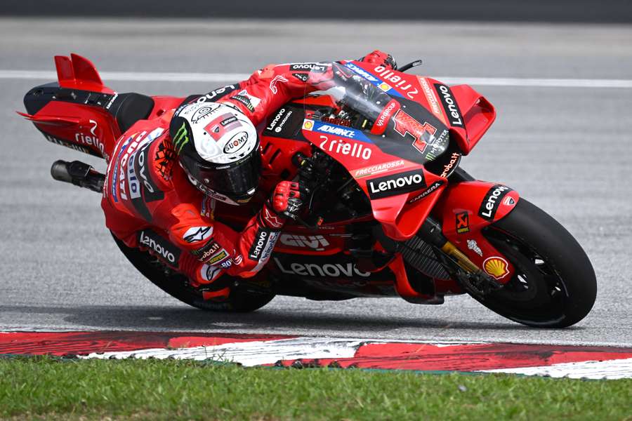 Francesco Bagnaia ce vendredi à Sepang.