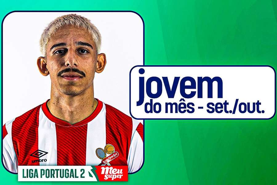 Werton, avançado de 22 anos do Leixões