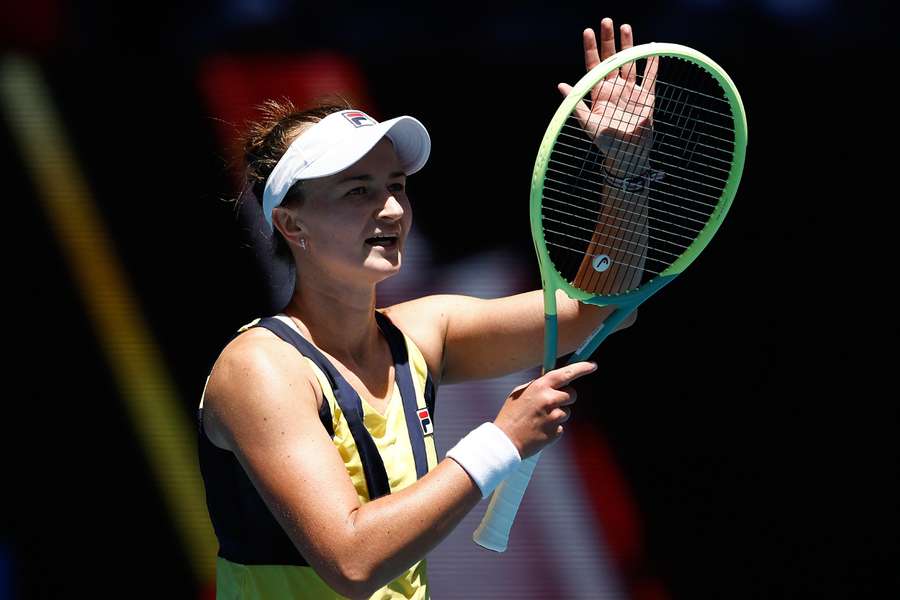 Krejčíková v Melbourne dál dominuje, přemožitelce Kvitové povolila jen pět her