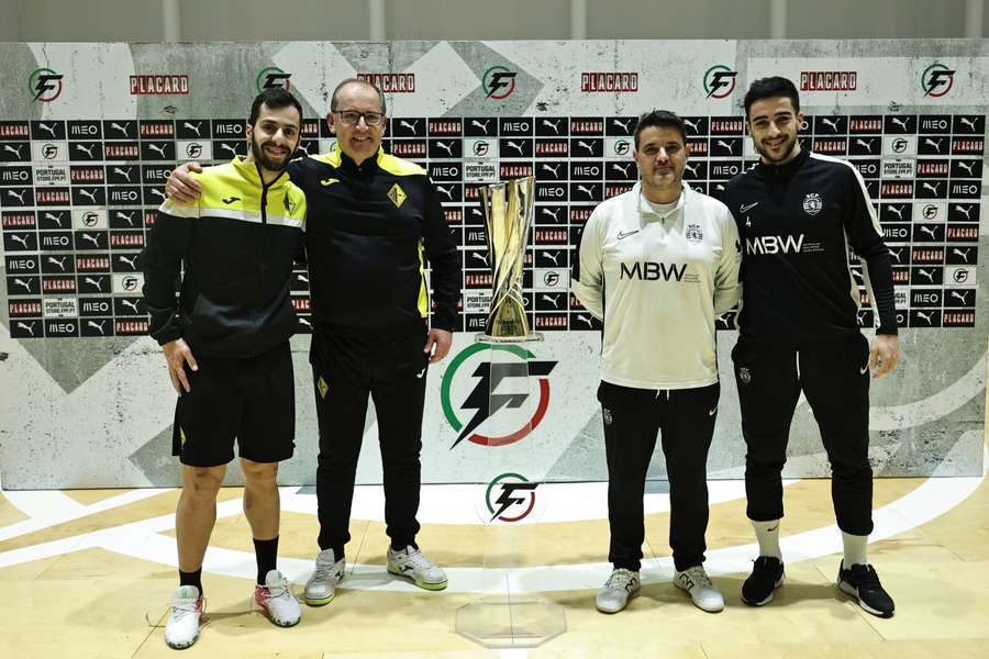 Jorge Monteiro e Gonçalo Sobral (esq.), Nuno Dias e Tomás Paçó (dir.)