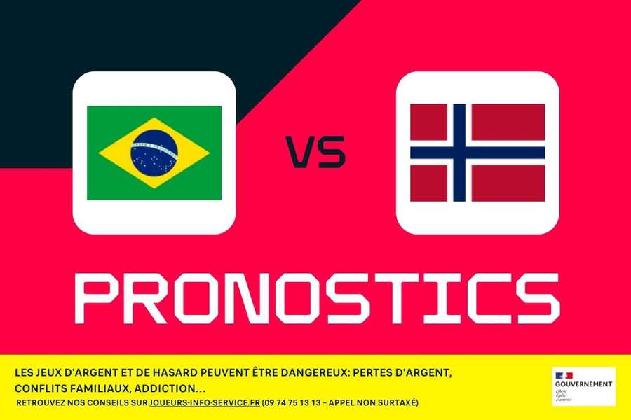Brésil - Norvège : pronostics CDM 2026, meilleurs paris et cotes (8es de finale) Brésil - Norvège : pronostics CDM 2026, meilleurs paris et cotes (8es de finale)