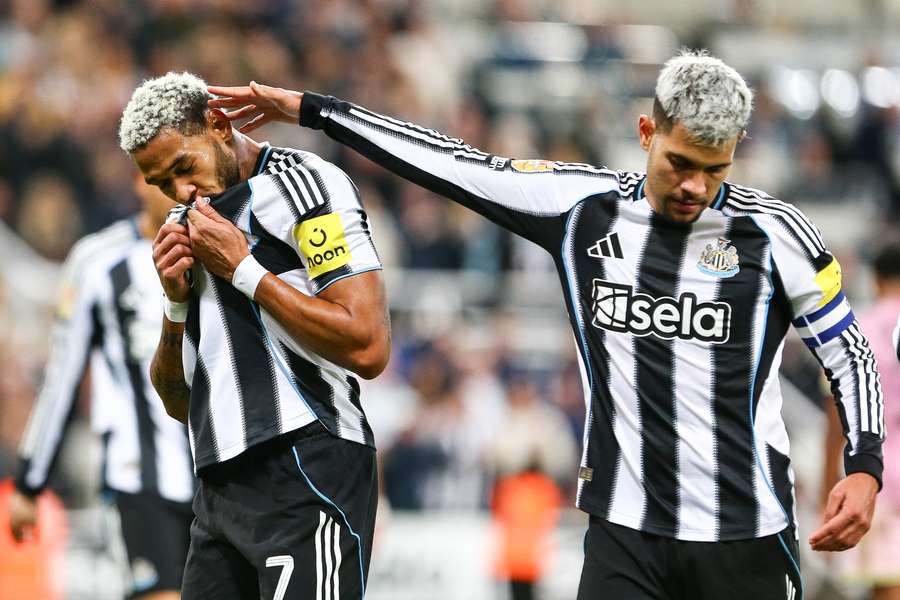 Joelinton e Bruno Guimarães foram protagonistas de goleada do Newcastle