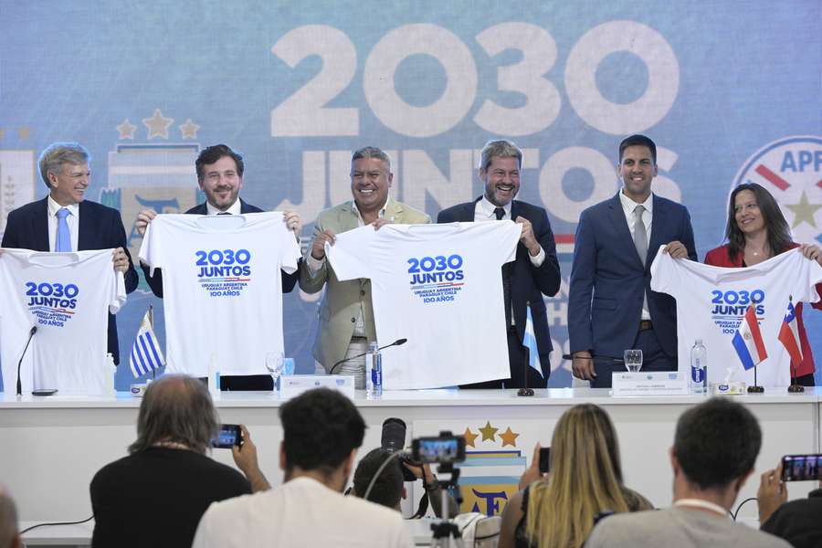 Argentina, Chile, Uruguay og Paraguay stiller op til posering for fælles at skulle arrangere VM 2030.