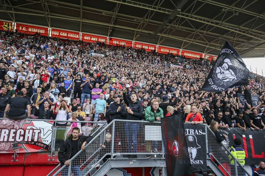 De Bunnikside tijdens FC Utrecht - Feyenoord