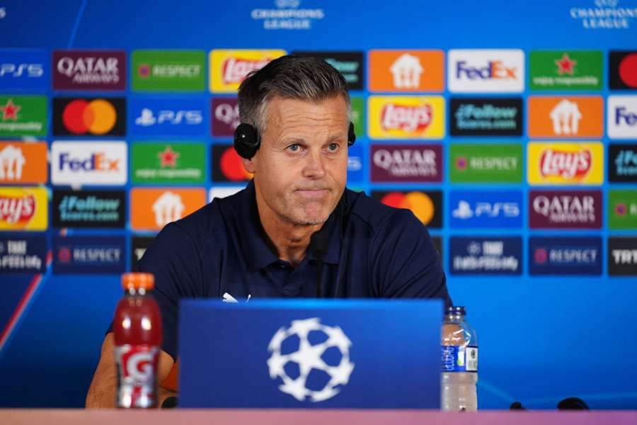 Kjetil Knutsen in sala stampa