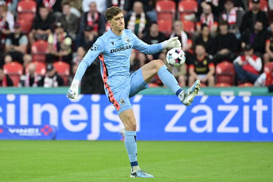 Florian Wiegele předvedl o víkendu jeden z nejlepších brankářských výkonů sezony.