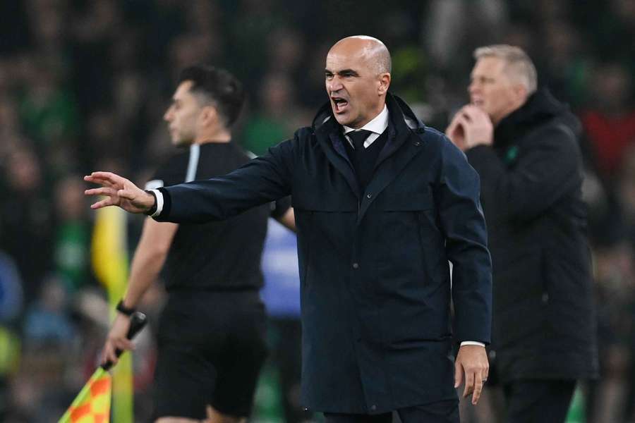 Roberto Martinez jeudi soir. Roberto Martinez jeudi soir.