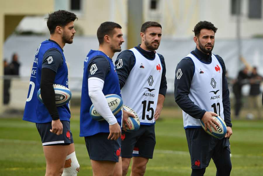 L'équipe de France à Capbreton ce mercredi.