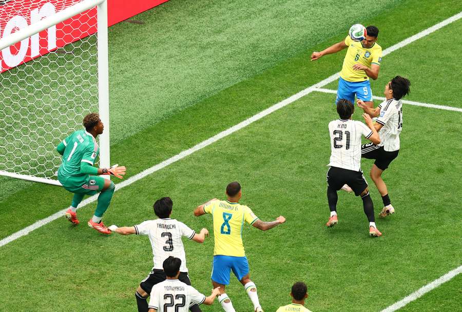 Il colpo di testa vincente di Casemiro