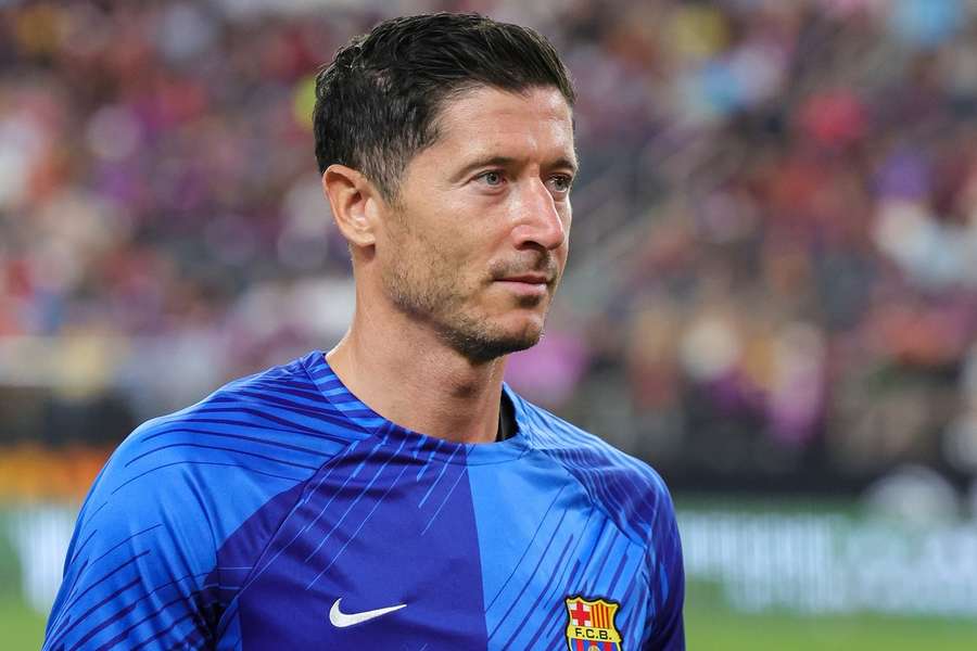 Robert Lewandowski během předsezonní přípravy.