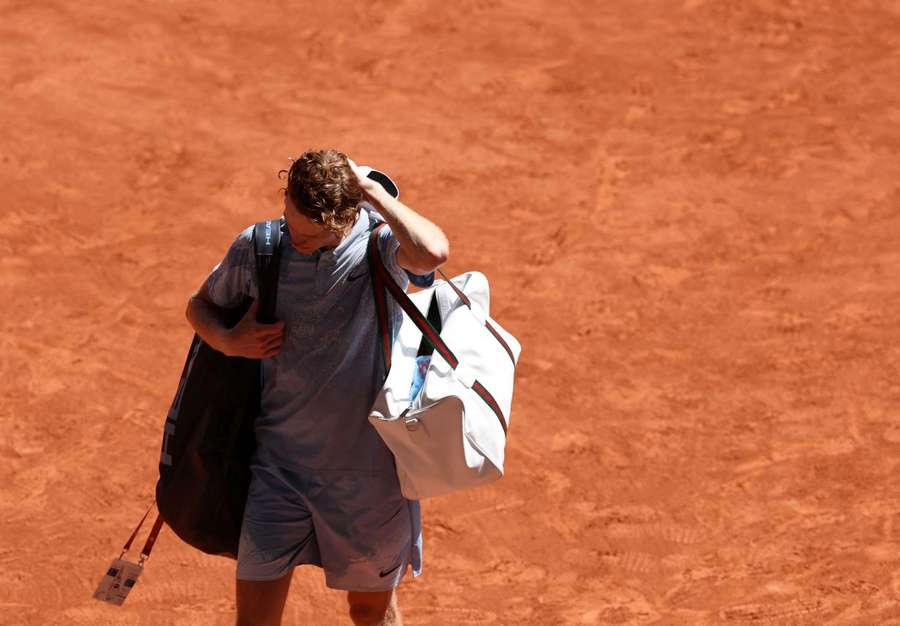 In Roland Garros gingen Sinner die Kräfte aus