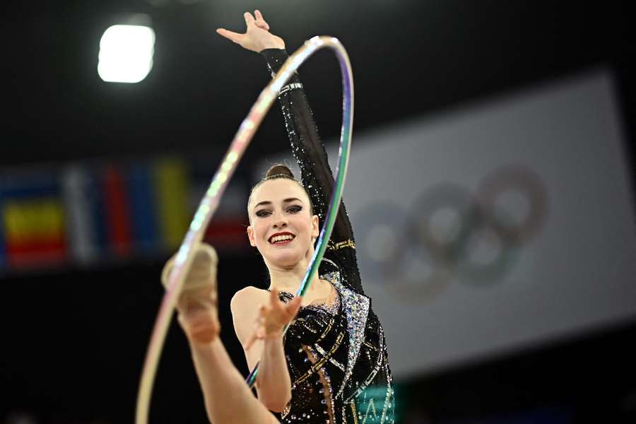 Darja Varfolomeev ist eine von zwei deutschen Medaillenhoffnungen in der Rhythmischen Sportgymnastik.