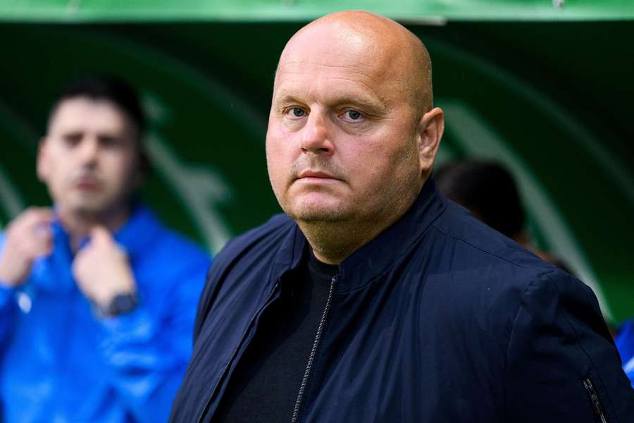Trenér Bohemians Jaroslav Veselý.