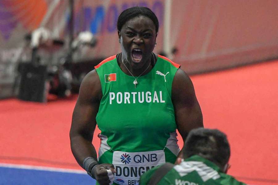 Auriol Dongmo foi medalha de bronze em Apeldoorn-2025