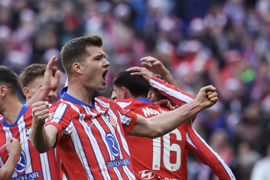 Alexander Sorloth a ouvert le score pour l'Atlético de Madrid à la 69ᵉ minute face à Getafe dimanche. 