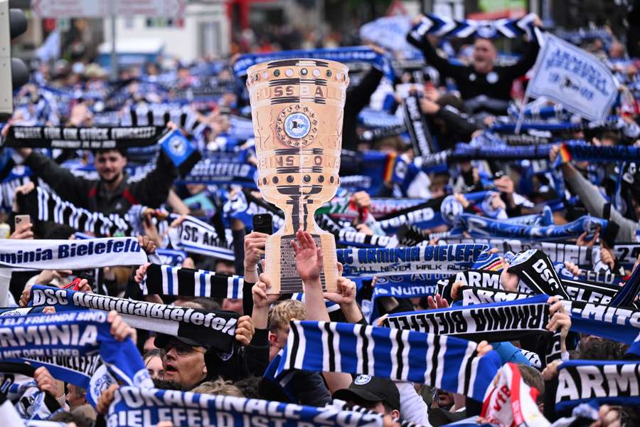 Die Bielefeld Fans waren phänomenal.