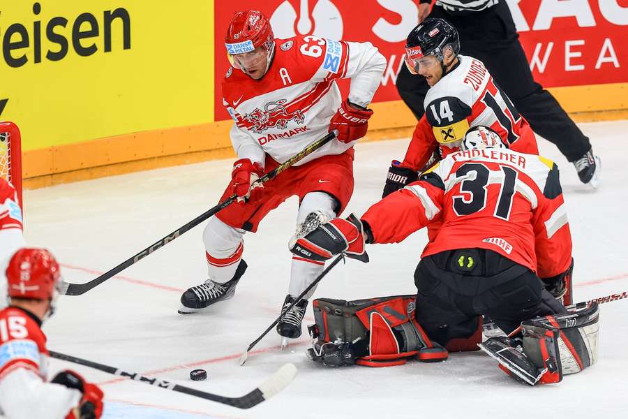 Danmark får drømmesart på VM i ishockey med storsejr over Østrig