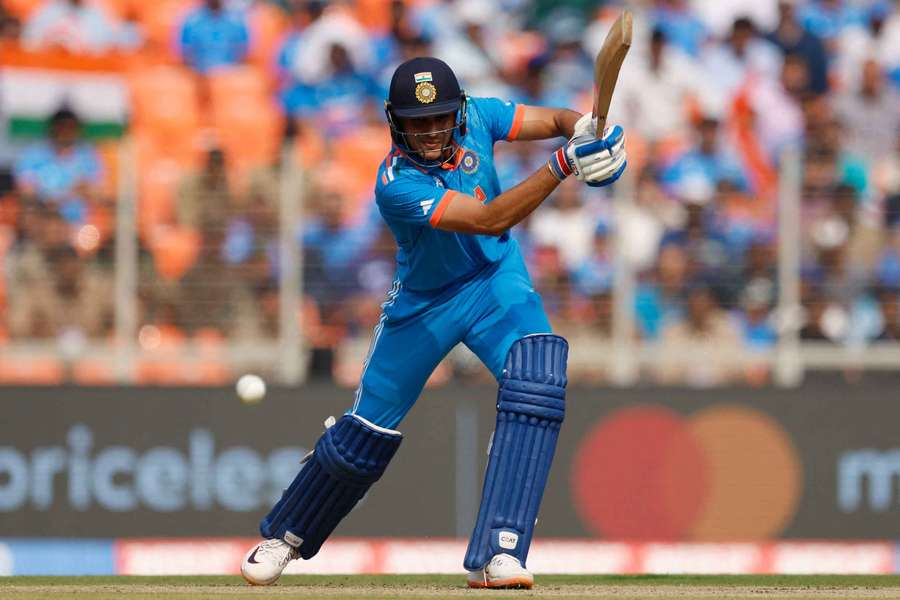 Shubman Gill in action