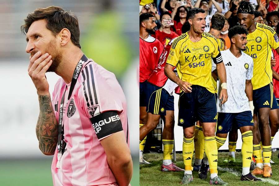 Messi mit der Silbermedaille des League Cup – Ronaldo bejubelt Elfmetertor