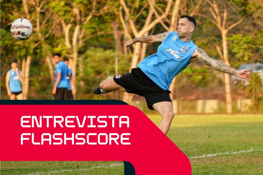 Edgar Mendez, avançado espanhol do Bengaluru Edgar Mendez, avançado espanhol do Bengaluru