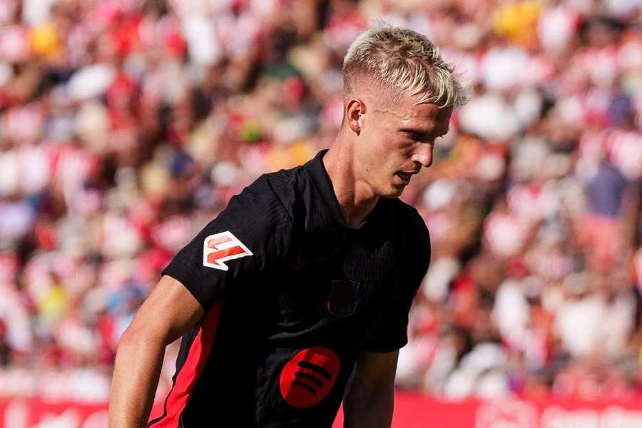 Dani Olmo se lesionó ante el Girona