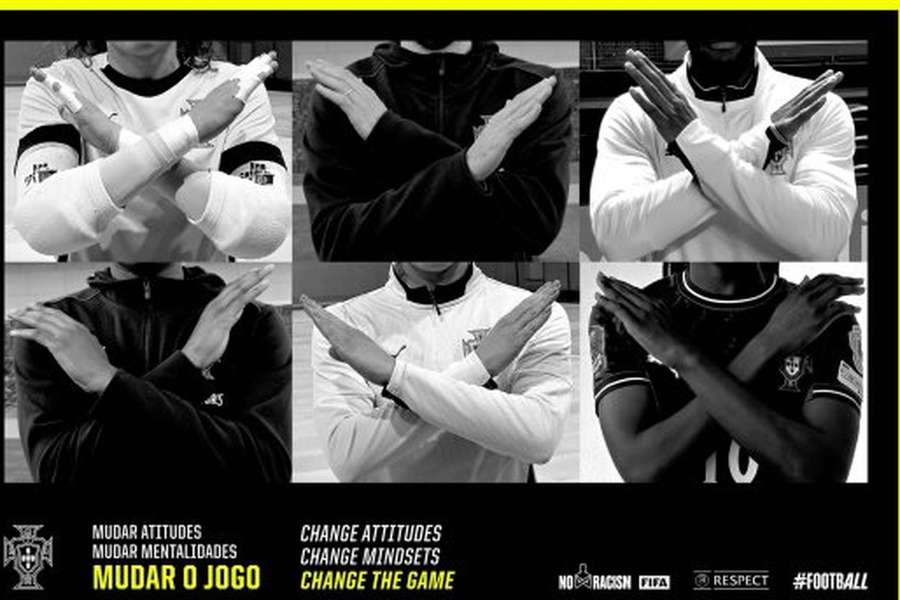 FPF em campanha contra o racismo: 