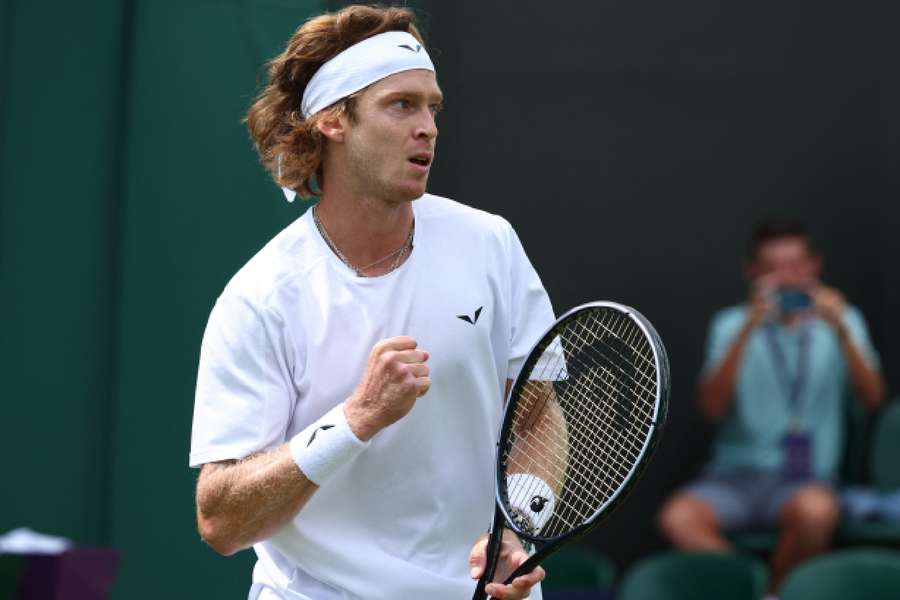 Andrey Rublev is through to the second round at Wimbledon