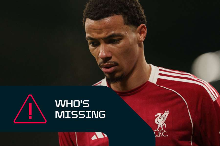 Hugo Ekitike injured his back during Liverpool's Champions League defeat to PSV on Wednesday Hugo Ekitike injured his back during Liverpool's Champions League defeat to PSV on Wednesday