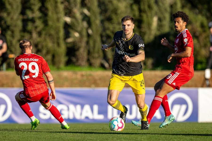 Thomas Meunier (Mitte) wird Borussia Dortmund vorerst fehlen