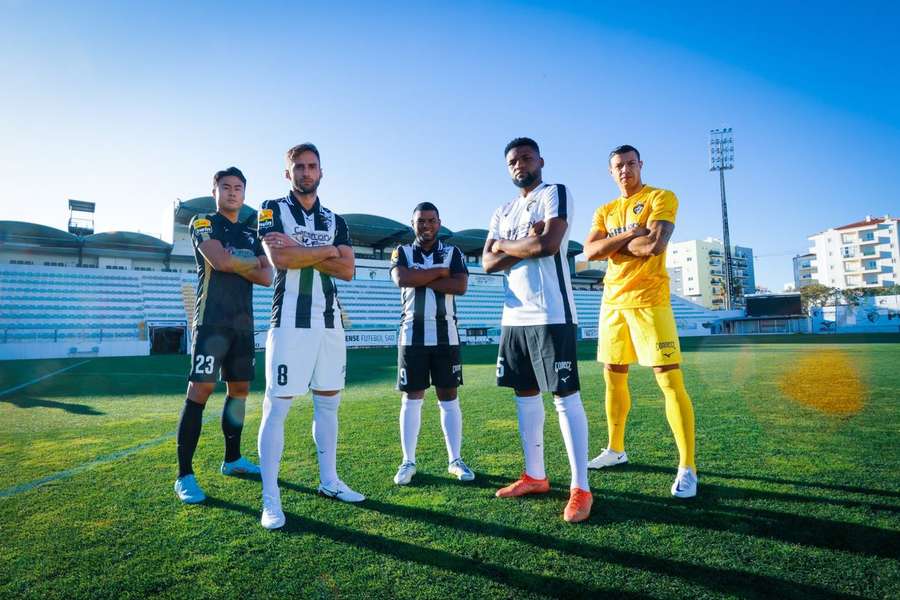 As cinco caras novas apresentadas hoje pelo Portimonense