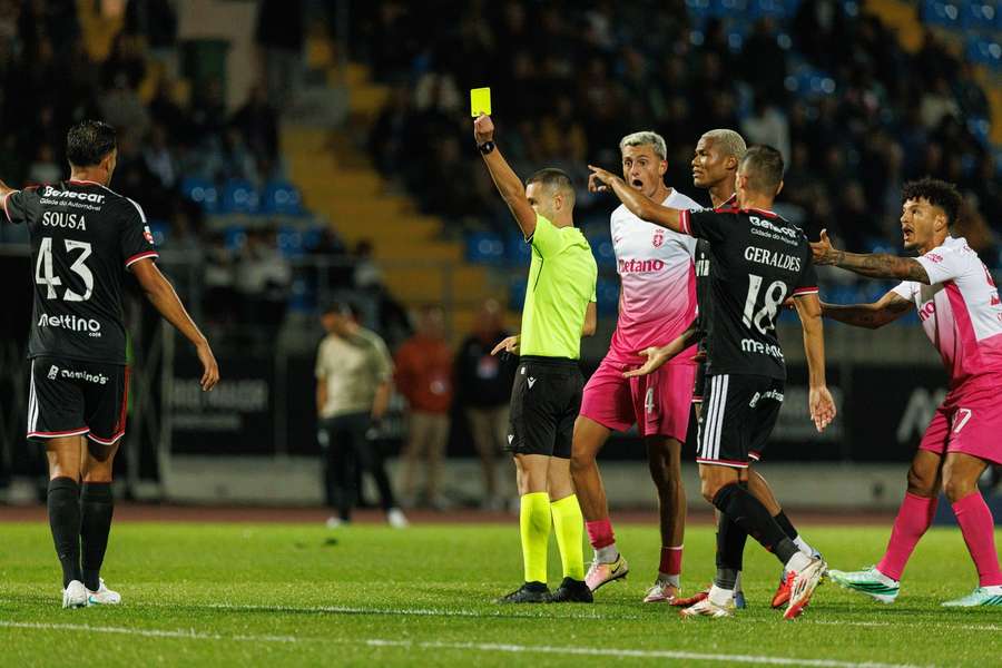André Geraldes na partida frente ao Sporting André Geraldes na partida frente ao Sporting