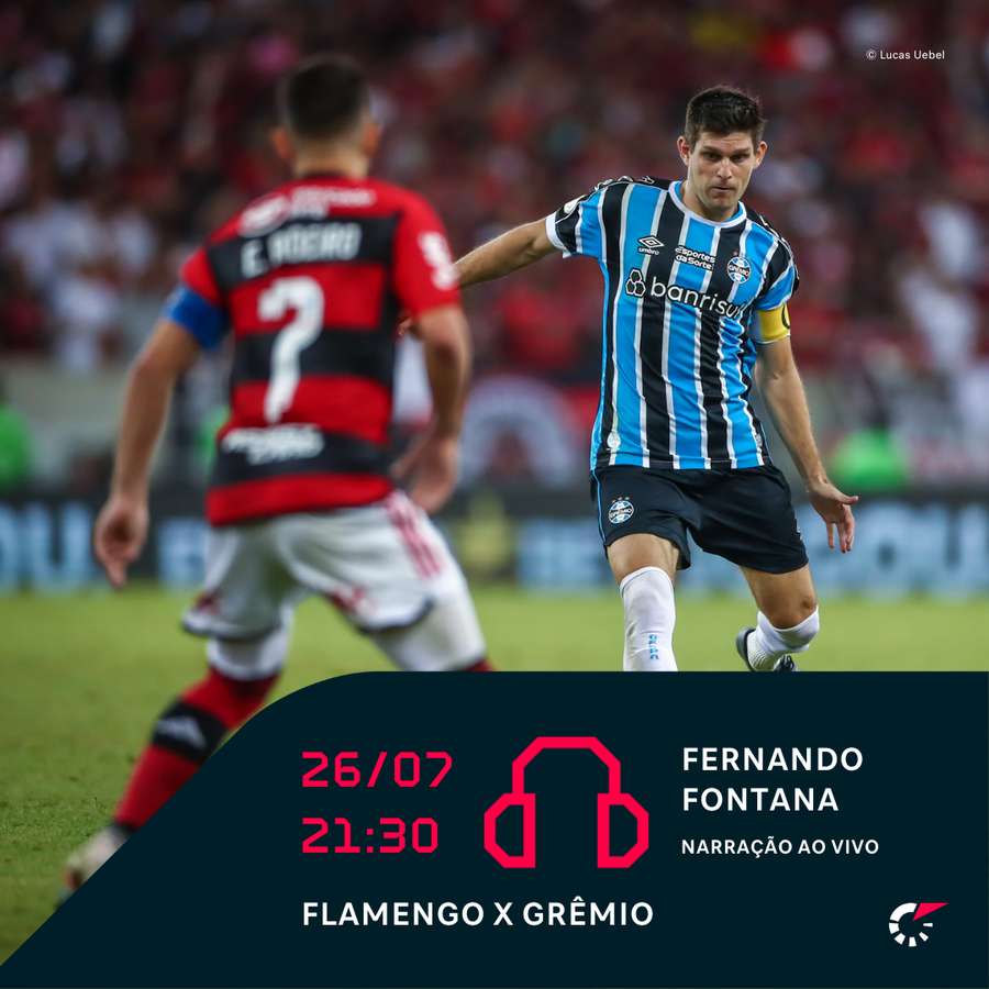 Grêmio e Fla fazem duelo nesta quarta-feira