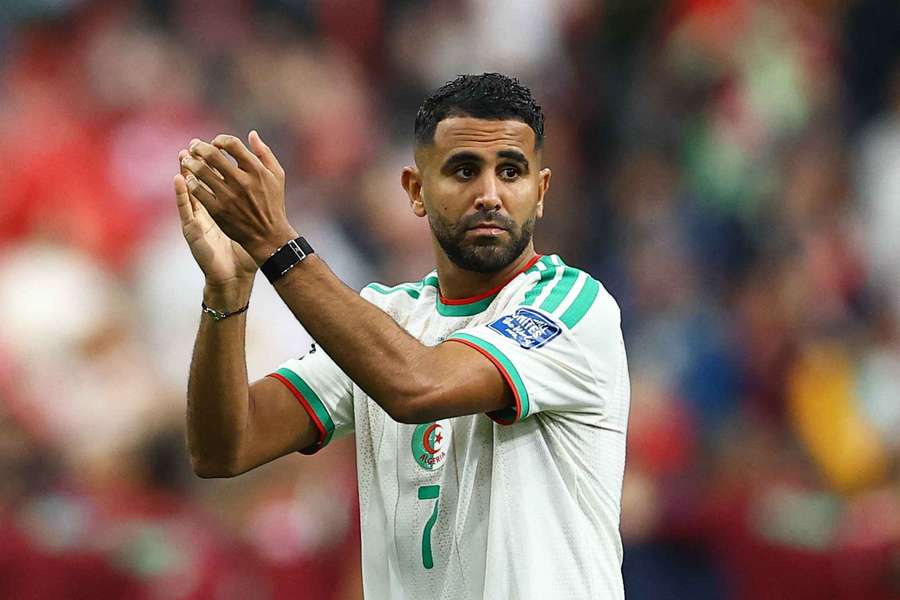 Riyad Mahrez after the defeat to Switzerland