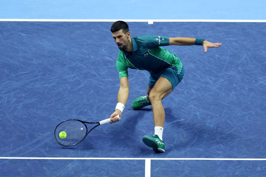 Novak Djokovič si v neděli zahraje o svůj už sedmý titul na Turnaji mistrů.