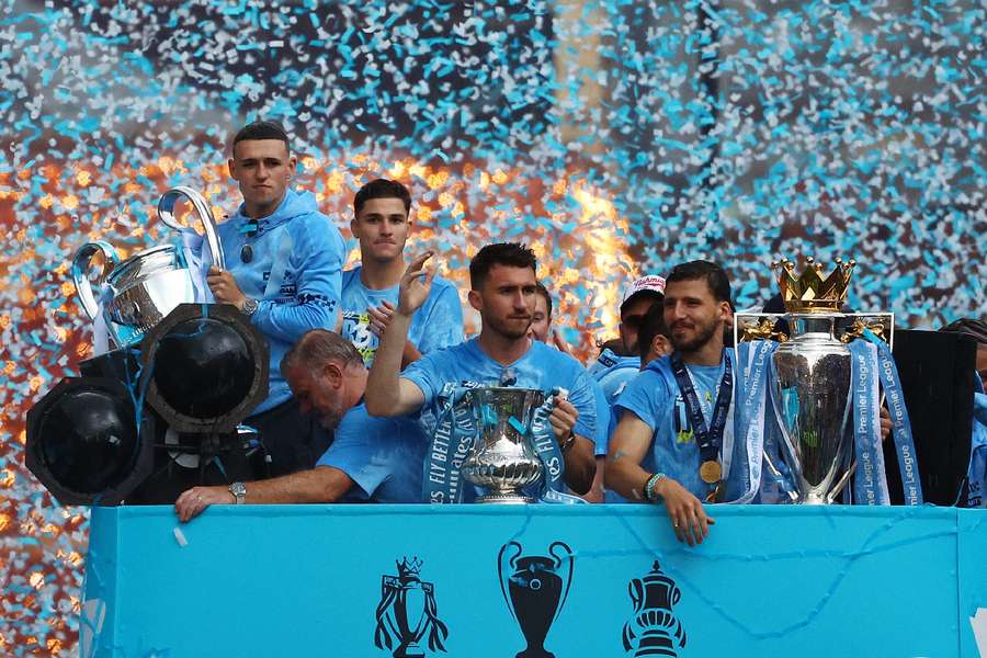 City could become the first team to win four straight English league titles