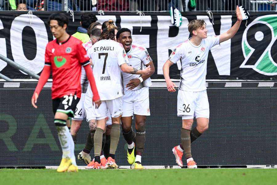 Der FC St. Pauli bejubelte den ersten Sieg nach zwei Niederlagen.
