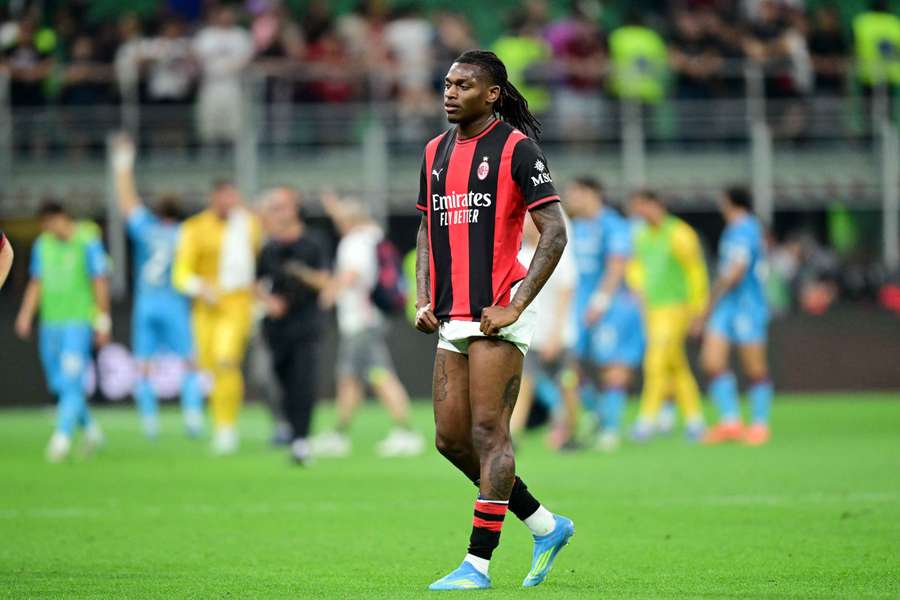 Rafael Leao in action for AC Milan