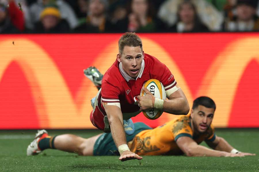 Liam Williams avec le Pays de Galles l'été dernier.