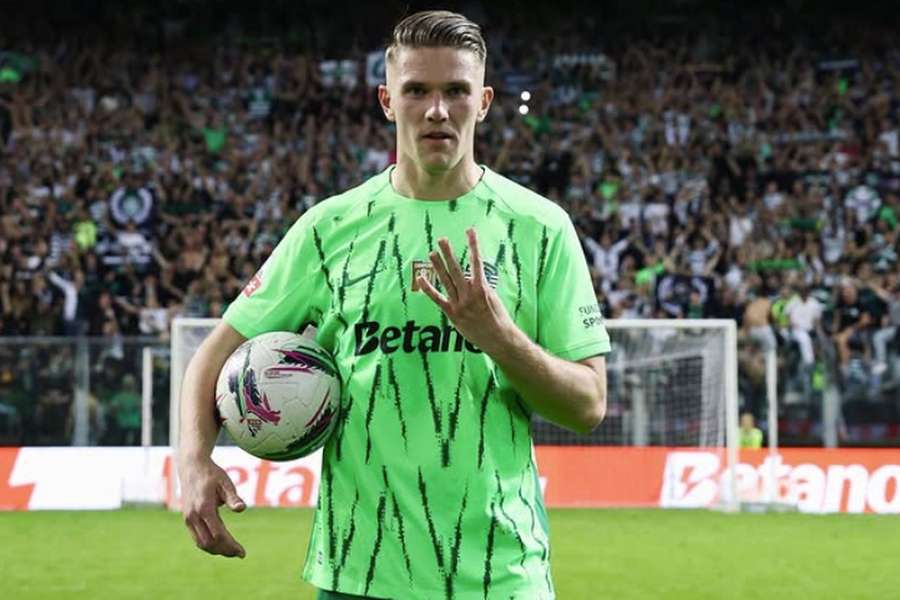 Viktor Gyokeres está avaliado em 80,8 milhões de euros pelo Flashscore