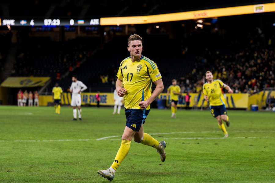 Gyokeres last featured for Sweden in November