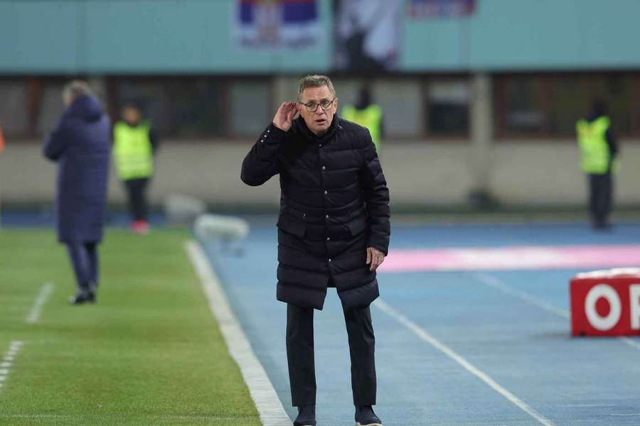 Para Ralf Rangnick, a derrota não tem importância em termos de perspectivas para o Campeonato do Mundo.